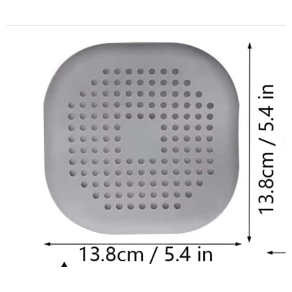 2-pack silikonavloppsskydd (grå), diskbänkssil med