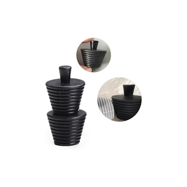 (4,5 × 3 × 3 cm) Gativs Universal Afløbsprop 4 Stykker Vask Gummi Prop Universal Badekar Tømningsprop Badekar Afløbspropper