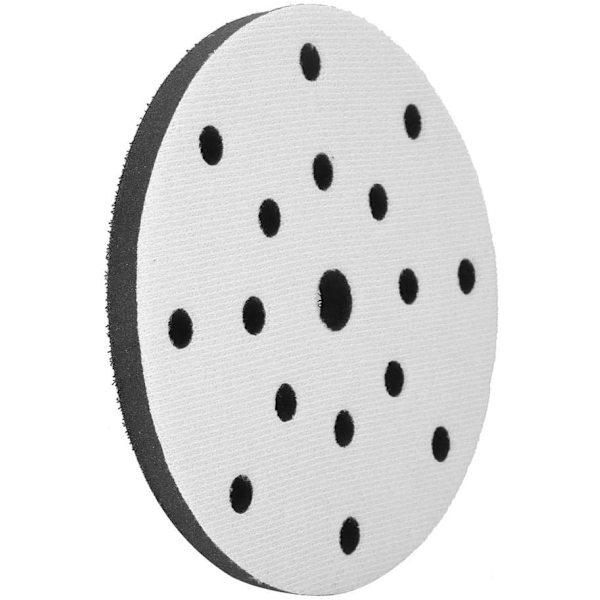 Mjukt slippapper, 150 mm mjuka slippapper gränssnittsdynor mjuk svampdiameter 150 mm (17 hål)
