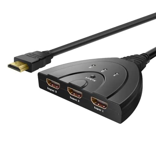 3 Port HDMI Multi Display Auto Switch Box Splitter 1080P HD TV Adapter