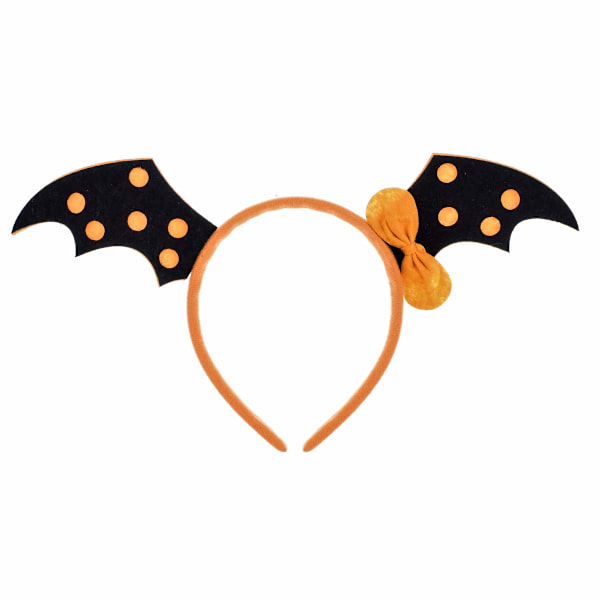 Halloween Oransje Flaggermus Hodebånd Cosplay Djevel Hodebånd