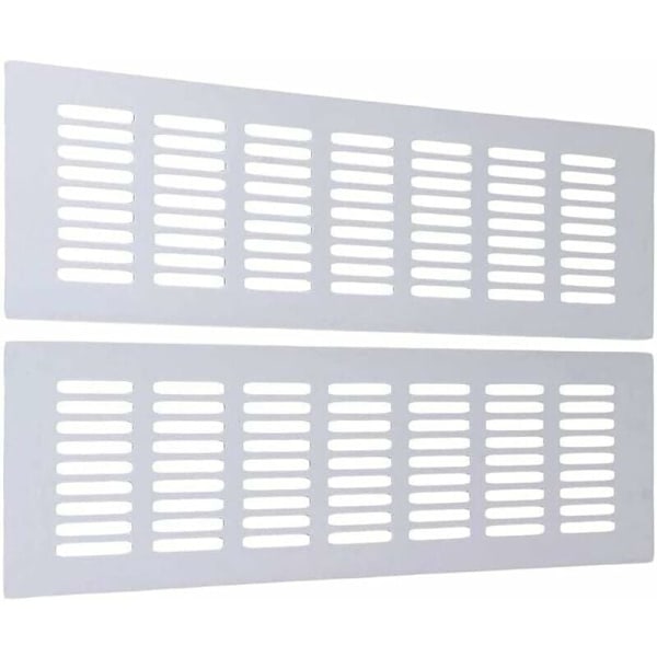 Ventilationsgaller rektangulärt ventilationsgaller ventilationsgaller rektangulär ventilationsgaller aluminium för ventilation (30 cm) 2 delar