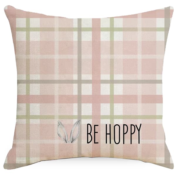 Set med 4 kuddfodral, kuddfodral 45x45cm kuddfodral dekorativa soffkuddfodral för sovrum, soffa, stol, säng, trädgård (påskhare)