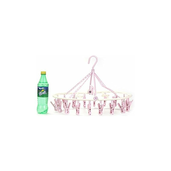 Baby børneklips til ophængning af bøjler plastik bøjle Tan sokkeundertøj rack folde clips tøjstang 1, Lotus rod stivelse