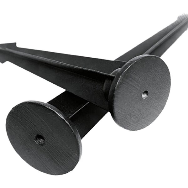 2 stk. havesokkel, til havelamper, sort, 26,5 cm, 50 mm Ø