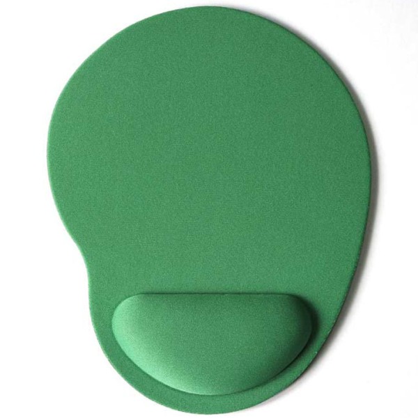 Grønn-musematte med gelpute - Gaming håndleddsstøtte - Musematte wr