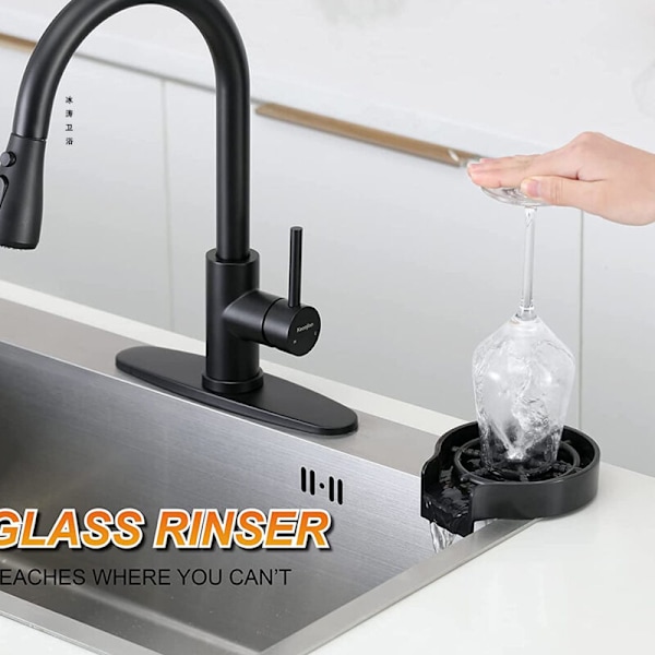 (A) Rinse Verr Automatisk Vask, Køkkenvask Glas Wla, Køkkenvask Tilbehør til Bolig, Bar og Rengøring af flaskerengøring