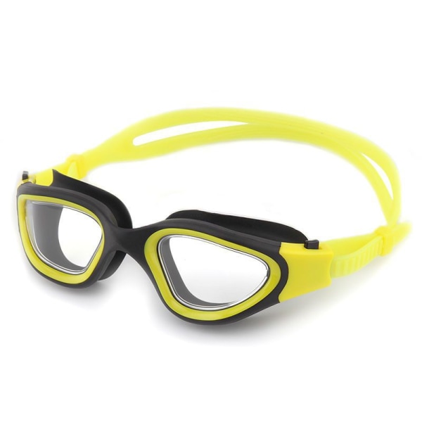 Yellow Swimming Eyes Professional Swimming Goggles HD Antifog Coating Racing Glasses Comfortable Leisure Men Women Diving Goggles