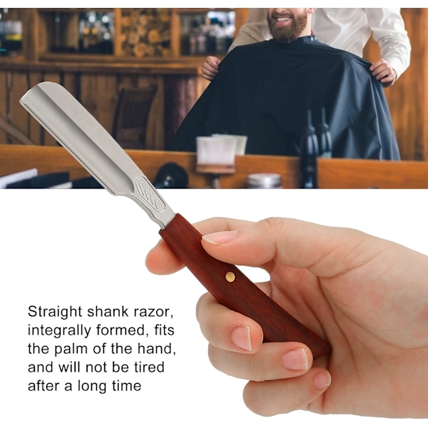 Ögonbrynsrakare för kvinnor, Japansk zinklegering Barber Razor Rakblad Rakhyvel Salong Vikbar Rakning Hårtrimmer för Män Kvinnor Ansikte (Utan blad