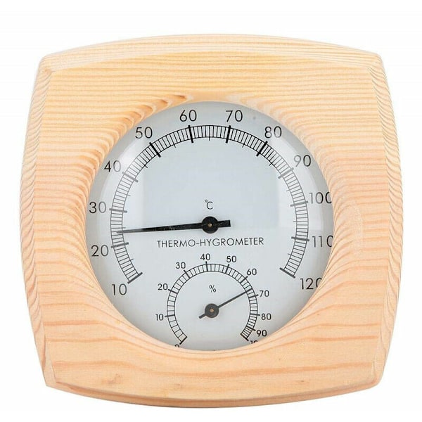 PHEPOEA PHEDEA Trätermometer och Hygrometer - Inomhusdisplay
