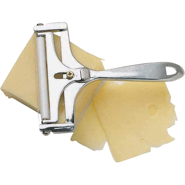 Osteskærer i rustfrit stål med justerbar tråd, 15 x 11 cm (6\" x 4,5\"), Sølv