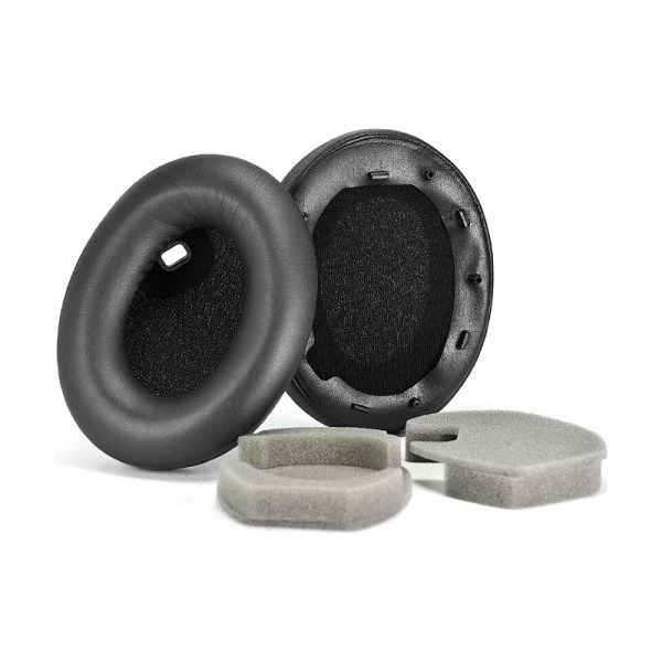 1000XM4 reservedeler øreputer, øreputer for WH 1000XM4 hodetelefoner, mykt materiale, overlegen lydisolerende memory foam