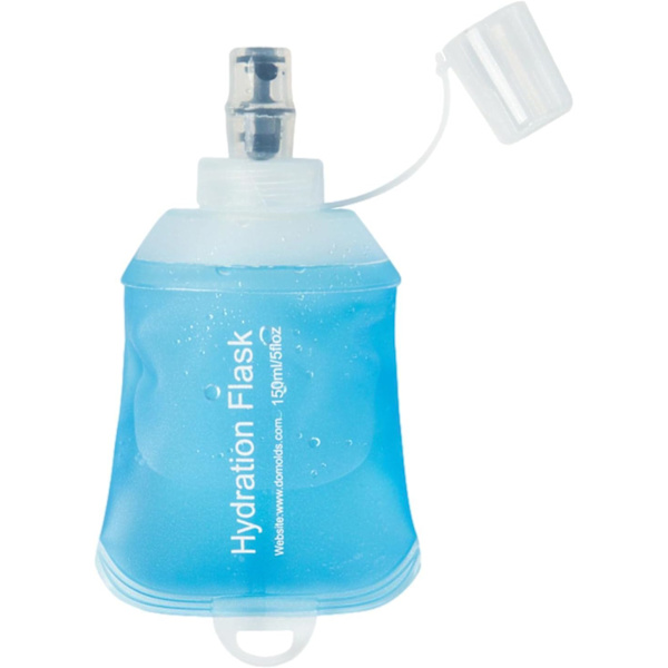 Mjuk vattenflaska - Mjuk hopfällbar vattenförvaringsväska, 150 ml TPU-vattenpåse hopfällbar sportdryckesflaska för vandring
