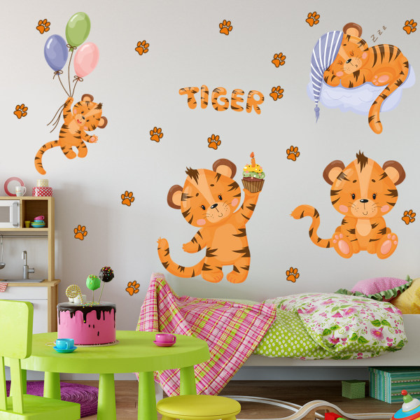 4 STK Wall Stickers Wall Stickers Veggdekaler for soverommet