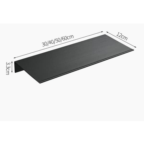 Badrumsväggshyllor med lim (50 cm)