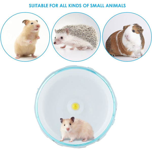 Hamsterin juoksupyörä (jalusta ei sisälly), 12 cm Hiiri Lemmikkihiiri Gerbiilit Rotat Hiljainen Juoksupyörä