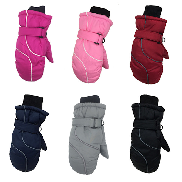 Barne Skihansker Varme Vinterhansker 1 Par Barne Skihansker For Jenter Gutter Varme Vinterhansker Utendørs Vanntette Hansker
