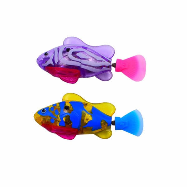 2 kpl Robot Swimbait Kala Lelut Vesi Aktivoitu Taika Elektroniset Lelut Lapset Lahjat Paristokäyttöiset Vesieläin Lelut