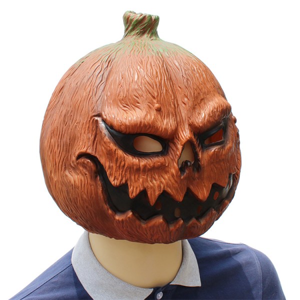 Halloween Gresskarhode Maske Skrekk Morsom Maskerade Forkledning Prom Rekvisita