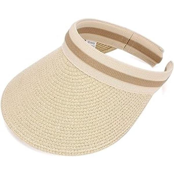 Hatt til kvinder Sommer Stor Skygge Strand Halmhat