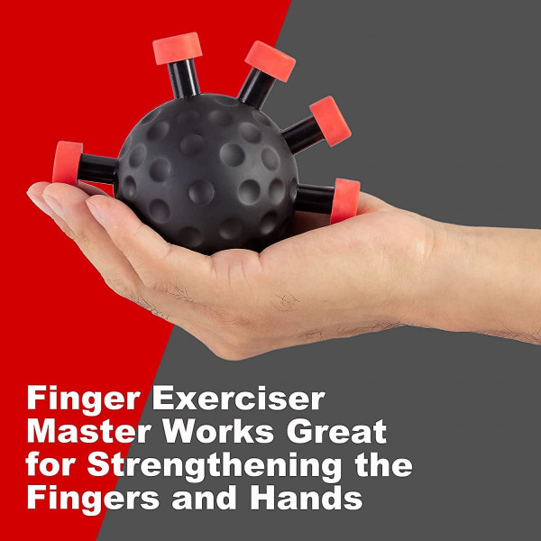1 stk fingerhåndforstærkergreb, justerbar modstandshåndbold