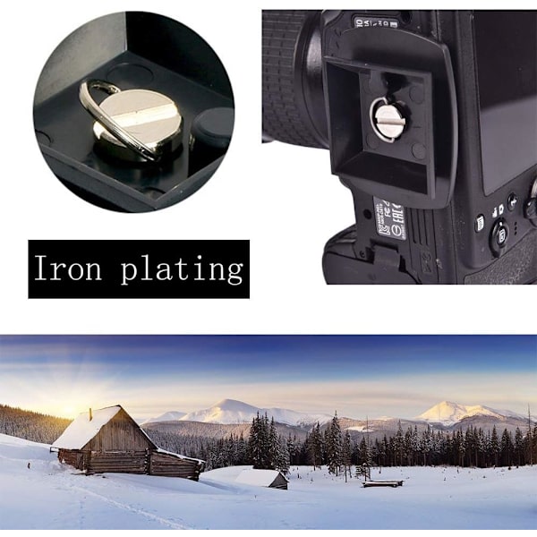 2-delad snabbkopplingsplatta i plast för de flesta stativ, för modeller VCT-D680RM VCT-D680RM VCT-R640 och fler
