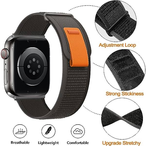 Kangassporttihihna (kolme eri väriä, ei sisällä kelloja), yhteensopiva Apple Watch -hihnan kanssa 38mm 40mm 41mm, sopii iWatch SE -sarjaan 8/7