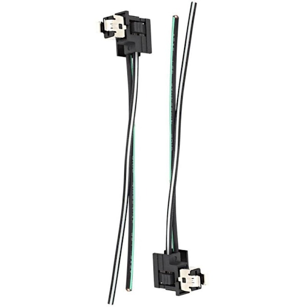 2 st Huvudstrålkastarlampa Glödlampa Sockel Kabelstam Kontakt Plugg Adapter Linje för H1 Glödlampa