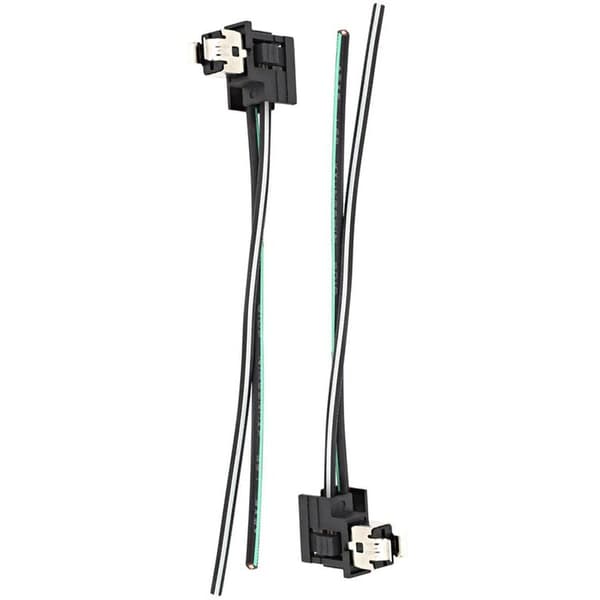 2 stk. Forlygtepære Fatning Ledningsnet Stik Adapterledning til H1 Pære