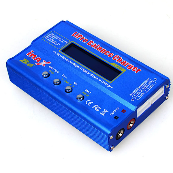 Lipo oplader 80 W 6 A Professionel Balance Høj Effekt til Lipo/Li-ion/Life (1-6s), Nimh/Nicd (1-15s)