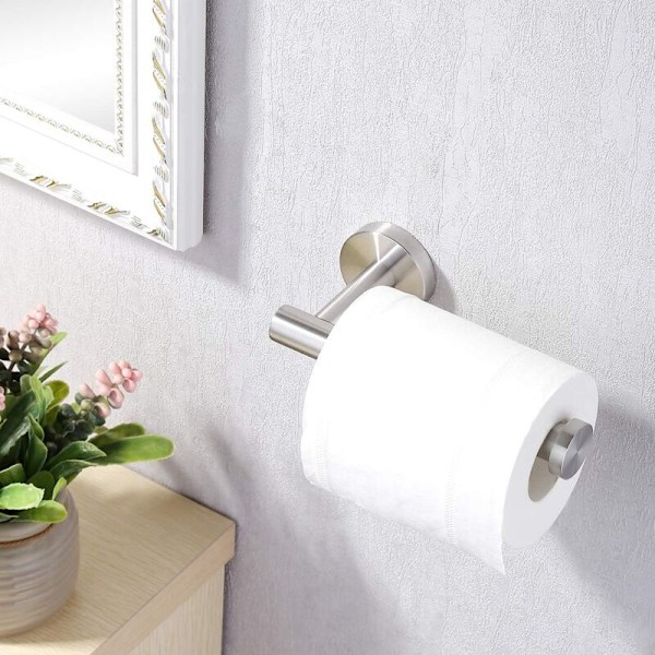 Porte papir toiletvægge sus304 rustfrit stål toiletpapir toilet badeværelse finish poleret finish, a2175s12