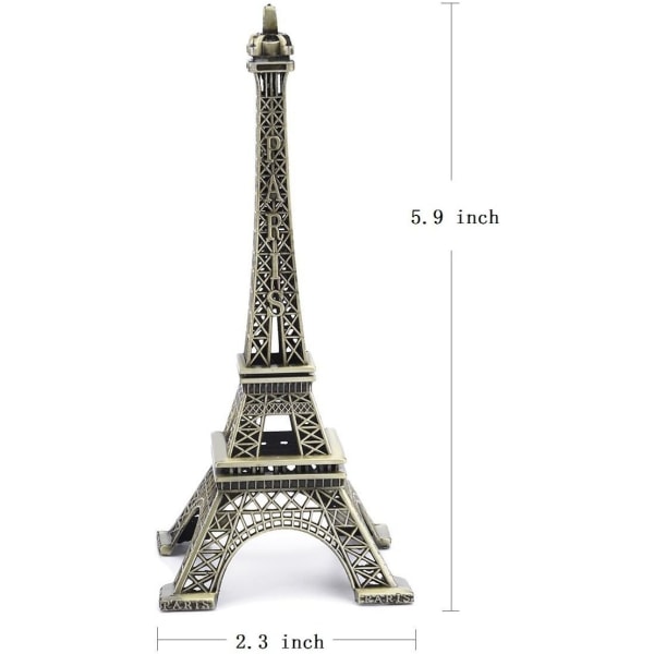 15cm Paris Eiffeltorn Iron Craft Arkitektonisk modell Office Hom
