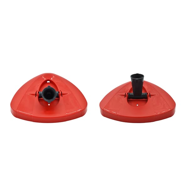 Plastik Spin Mop Base Udskiftning Plastik Mop Hoved Disk Til Nemt At Vride Mop Rød 2stk