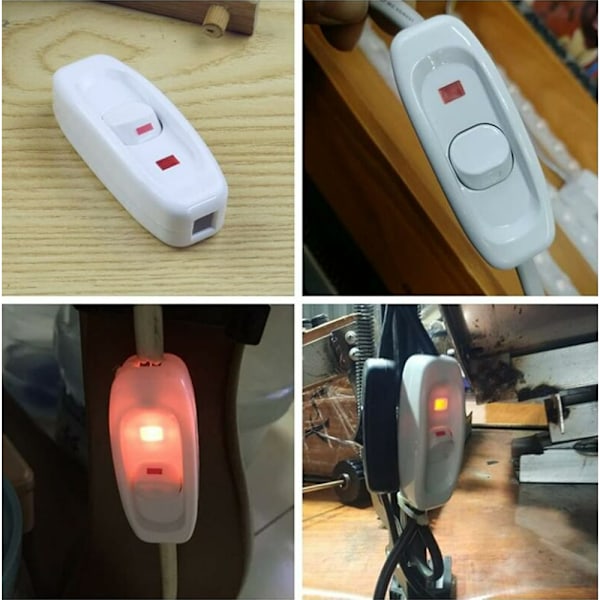 In-Line-bryter/lampe/lysbryter