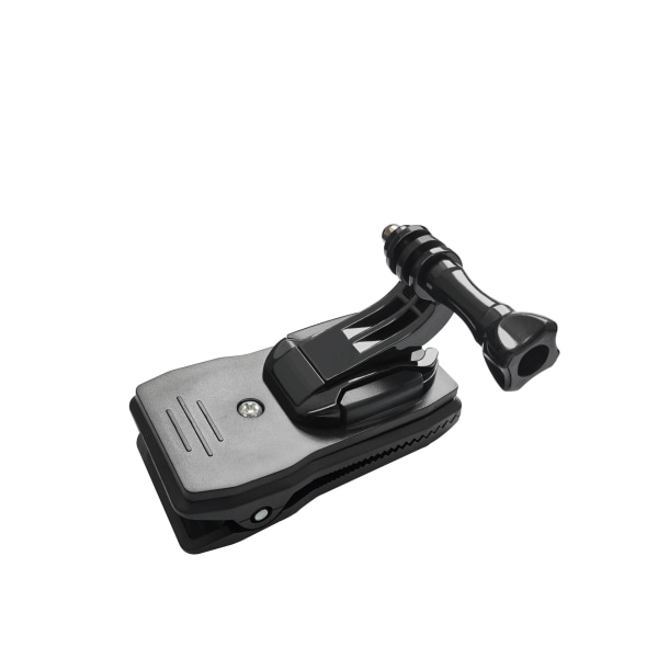 Roterende Actionkamera Ryggsekkfeste - 360 Graders Rotasjonsklemme, for GoPro Hero 9, 8, 7, Insta360, DJI Osmo Action og Andre Actionkameraer