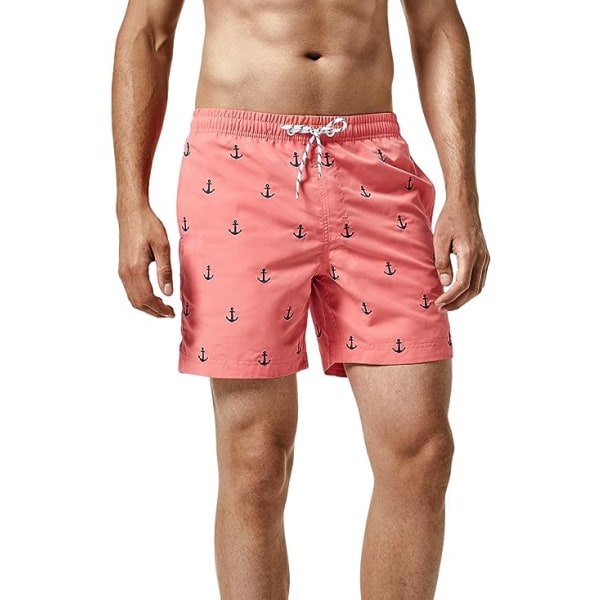 Badbyxor för män M Badshorts för strandsemester Snabbtorkande för poolbad