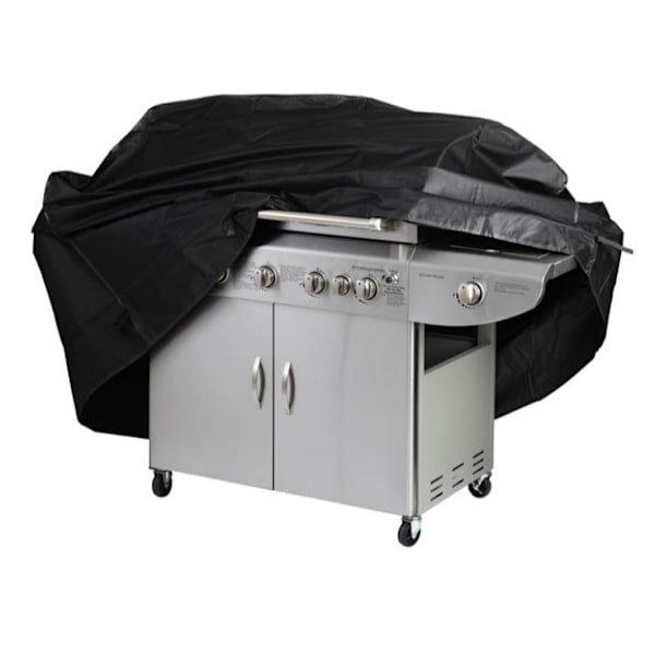 Grill- och planchaöverdrag, 210D Oxford-skyddshölje för grill, UV-beständigt/vattenavvisande/fuktsäkert (145* 61