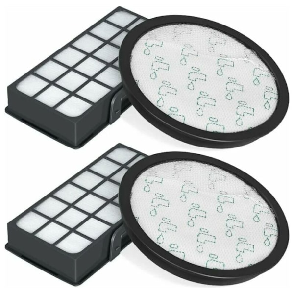 Set med 2 HEPA-filter för utbyte till Rowenta Silence Force Cyclonic 4AAAA dammsugare (Modell RO76xx) RO7647EA RO7663EA RO7676EA RO7681EA RO76