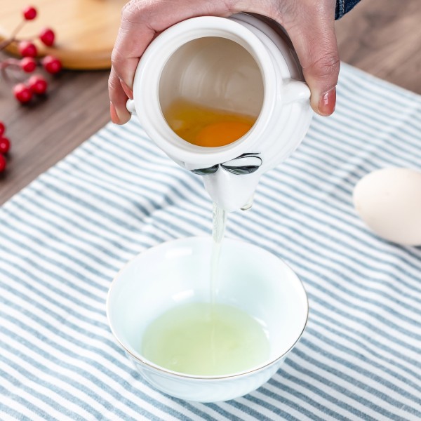 Äggskiljare rolig köksgadget Rolig snor äggseparator verktyg för matlagning och bakning