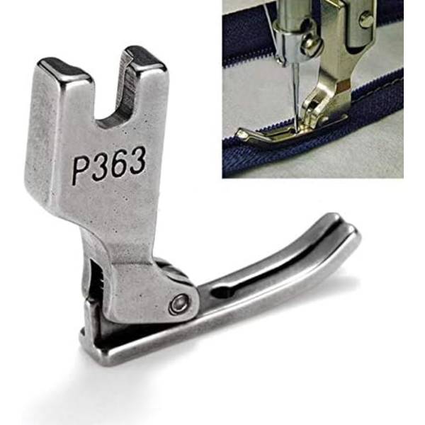 P363 Smal dragkedja fot pressarfot för industriella symaskiner, syklämmor