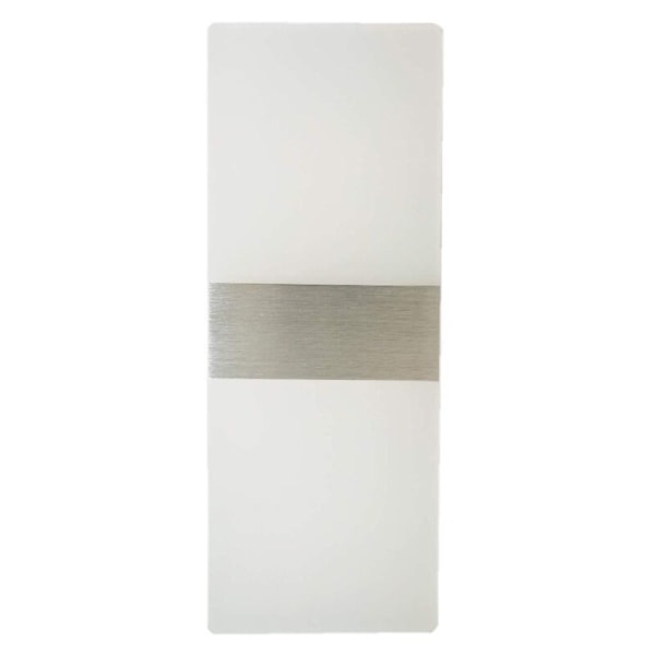 LED indendørs væglampe, 12W kølig hvid 6000K akryl væglampe, moderne design dekor væglampe til stue, soveværelse, gang, badeværelse (C