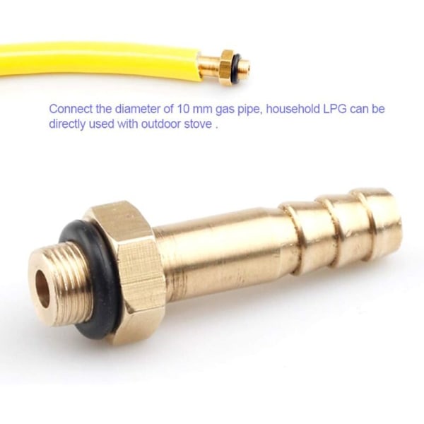 1 st adapter för utomhuscamping, multifunktionell omkopplingsventil, gascylinderkonverterare, picknickspistillbehör lämpliga för ugnar