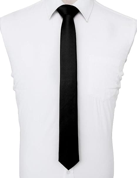 Sort-Mænds Slips 6CM Smal Slim