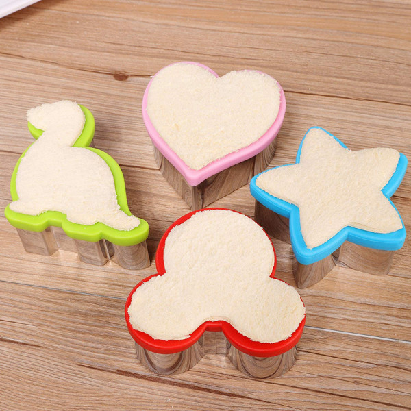 Love-The Stars-(Random Color) In Stock Cake Mold Cute Omelet Baking Mold Omelet Circle Cookie Mold Stainless Steel Bread Baking Tool