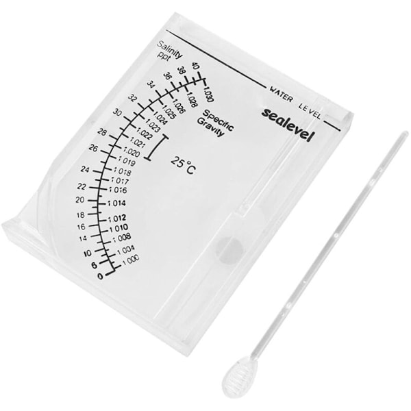 Hydrometer Salinometer för Akvarium Hydrometer Salinometer för Saltvatten Salinimeter för Akvarium