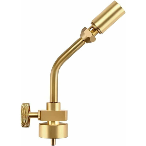 Betterlife Propangas Svetsbrännare Huvud Mapp Mässing Justerbar Penna Brännare Munstycke Flamkontroll 15cm（1 set）