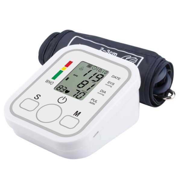 Husholdningsblodtryksmåler - elektronisk overvågning automatisk blodtryksblodarmversion - højpræcisionsblodtryksmåler