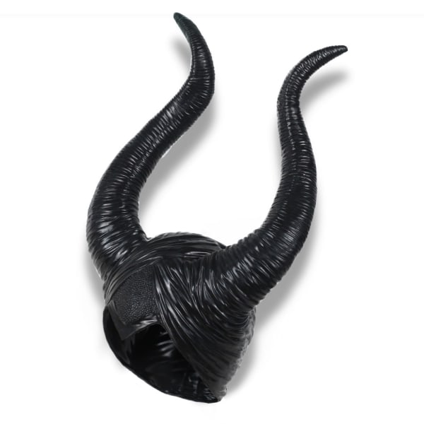 Sort Cosplay pandebånd, Evil Maleficent Hjelm Ornament, Kvinde H