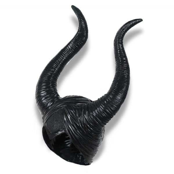 Svart Cosplay-pannband, Evil Maleficent-hjälm prydnad, kvinnlig Halloween Fancy Dress Maleficent-dräkter för vuxna och barn