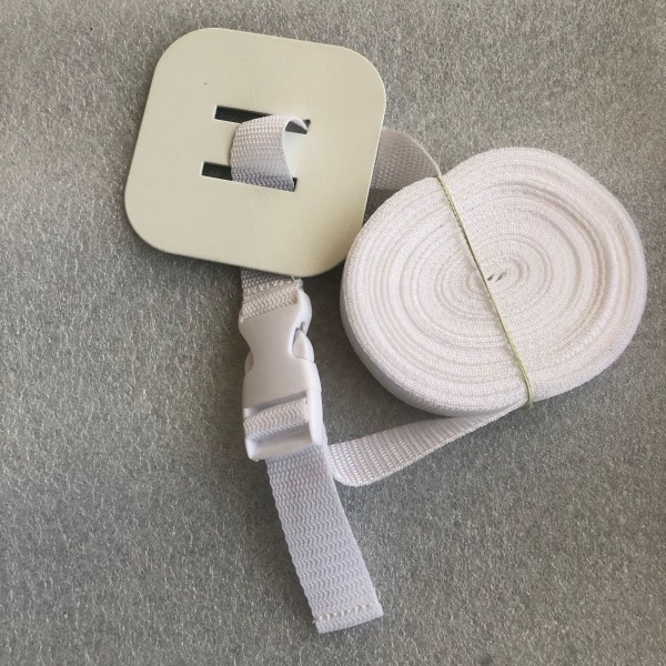 6M Co-Sleeping Cot Strap, Justerbar Spjälsäng Strap Sängkant Fastsättning Vit Rem för Sänglåda Boxfjäder Säng
